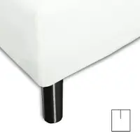 Nordstrand Splitlakan - U-split - 180x200 cm - Vit - 100% bomull jersey - Formsydda lakan för höj- och sänkbar säng
