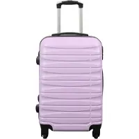 Borg Living Kabinväska - Hardcase - Ljuslila resväska i handbagagestorlek erbjudande
