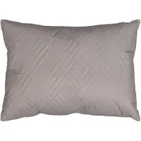 Borg Living Prydnadskudde - 45x60 cm - 2-sidig - Sandfärgad och vit - Soffkudde