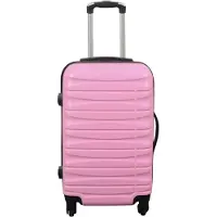Borg Living Kabinväska rosa - Hardcase - Liten resväska för resor