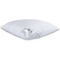 Borg Living SoftFeel kudde - Dunfiber huvudkudde - Reglerbar kudde - 60x63 cm - Allergivänlig kudde -