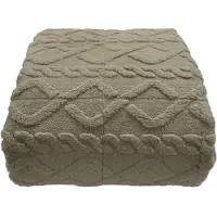 Nordstrand Vägttæppe - 130x170 cm - 3 kg - Mjuk och sammetstexturad - Sandfärgad tyngdfilt från