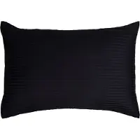 Borg Living Kuddfodral 70x100 cm - 100% bomullssatin - Gavelkudde - Klassiska mörkblå ränder