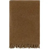 Hoie Ullpläd - 100 % Ren ny ull - ullpläd - Falketind varm ockra - 120x180 cm