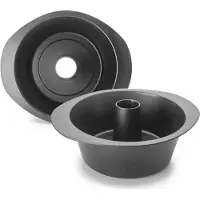Jamon Savarin-/Kouglof-form - IBILI - 24 x 10 cm - non-stick metall - svart svart