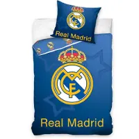 BrandMac Real Madrid Sängkläder 140 x 200 cm - Blå - , storlek One Size