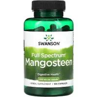 Swanson Health Fullspektrum mangostan, 500 mg, 100 kapslar