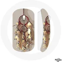 CAPACHEAP Souris Sans Fil Attrape Rêve Marron