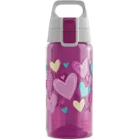 SIGG Viva One, 0,5 ml, Cykel, Fysisk träning, Vandring, Idrott, Multifärg, Plast, Hjärtmönster, Tyskland
