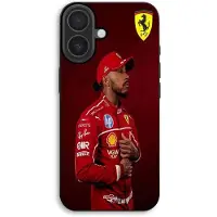 CAPACHEAP Telefonskal - MANIACASE - iPhone 17 - Silikon TPU - Svart - Ferrari-mönster svart