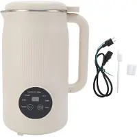 Tooarts 1200ml Sojamjölksmaskin Juicemixer med Non-Stick Botten Timer Självrengörande Håll Varm Koka Vatten L