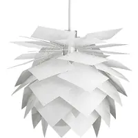 Dyberg Larsen Taklampa , PineApple S, dimbara, Vit, Vardagsrum, Plast, Design