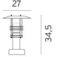 Norlys Utomhusbelysning , Metallisk, Terrass, Aluminium