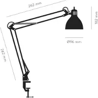 NORDIC LIVING Bordslampa , Blå, Arbetsrum / hemkontor, Aluminium
