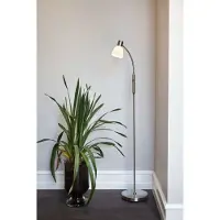 Halo Design Golvlampa , Svart, Vardagsrum, Metall