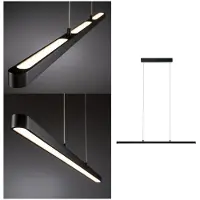 Paulmann Taklampa , Lento, dimbara, Svart, Vardagsrum, Metall, Modern