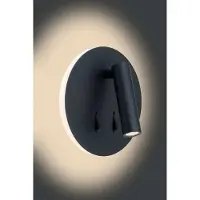 ANTIDARK Vägglampa , Svart, Sovrum, Aluminium