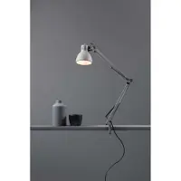 NORDIC LIVING Bordslampa , Grå, Arbetsrum / hemkontor, Aluminium