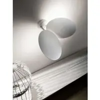 Lodes Vägglampa , dimbara, Vit, Vardagsrum, Metall