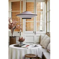 Forestier Taklampa , Cymbal, dimbara, Guld / mässing, Vardagsrum, Tyg / textil, Vintage / retro