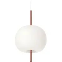 Kdln Design pendellampa KUSHI 16, dimbar, Vitt / opal, Vardagsrum / matsal, Glas, Design, Pendellampa