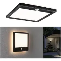 Paulmann Lamina PIR 94665 LED-utomhusväggbelysning med rörelsedetektor LED 15 W Svart