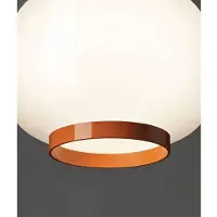 Foscarini Design pendellampa Chouchin Reverse 1, dimbar, Vitt / opal, Kök, Glas, Design, Pendellampa