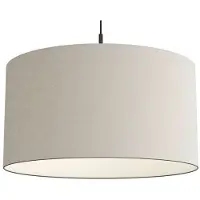 BELID Taklampa , Vit, Matsal, Tyg / textil
