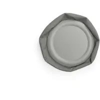Lampe Gras Taklampor , Transparent, Vardagsrum, Metall