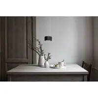 ANTIDARK Taklampa , dimbara, Svart, Matsal, Aluminium