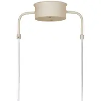 Globen Lighting Hänglampa CURVE 5, dimbar, Creme / bärnsten, Vardagsrum / matsal, Metall, Vintage, Pendellampa