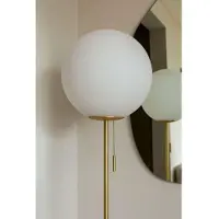 Globen Lighting Golvlampa , Torrano, Beige, Vardagsrum, Glas, Design