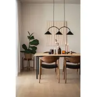 Globen Lighting Taklampa , CURVE 3, dimbara, Beige, Kök, Metall, Vintage / retro