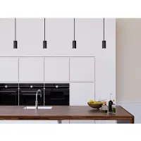 Herstal Taklampa , Svart, Vardagsrum, Metall