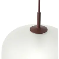 Muuto Taklampa , Röd, Vardagsrum, Glas