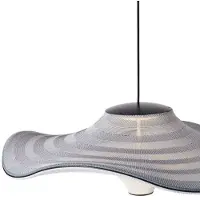 Made By Hand Taklampa , Blå, Sovrum, Tyg / textil