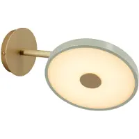 UMAGE Design vägglampa Asteria Short, dimbar, Grön, Vardagsrum / matsal, Metall, Design, Vägglampa, vägglampa inomhus