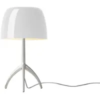 Foscarini Design bordslampa Lumiere piccola, dimbar, Vitt / opal, Vardagsrum / matsal, Glas, Design, Bordslampa