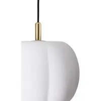 Made By Hand Taklampa , Vit, Matsal, Glas