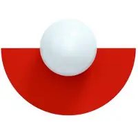 Swedish Ninja Vägglampa , Röd, Vardagsrum, Metall
