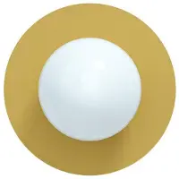 Swedish Ninja Vägglampa , Gul, Vardagsrum, Metall