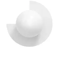 Swedish Ninja Vägglampa , Vit, Vardagsrum, Metall