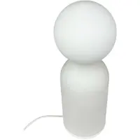 Dyberg Larsen Bordslampa , Harper, Vit, Vardagsrum, Glas, Skandinavisk