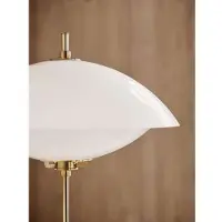 Fritz Hansen Bordslampa , Vit, Vardagsrum, Glas
