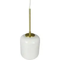 Dyberg Larsen Taklampa , Silvia, dimbara, Vit, Vardagsrum, Glas, Design