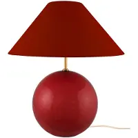 Globen Lighting Bordslampa , IRIS, Röd, Vardagsrum, Glas, Vintage / retro