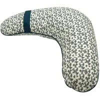 Müsli Amningskudde - Müslí - 75x35 cm - Ekologisk bomull - Meadow - Tryck med små blommor