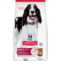 Hill's Pet Nutrition Science Plan Canine Adult Medium Lamb &amp; Rice 18 kg hundfoder för mellanstora raser med lamm och ris