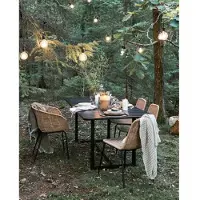 House Doctor Bordslampa , Svart, Terrass, Glas