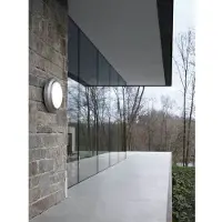 Luce Plan Vägglampa , Metallisk, Terrass, Aluminium